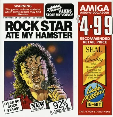 Rock Star Ate My Hamster box cover front